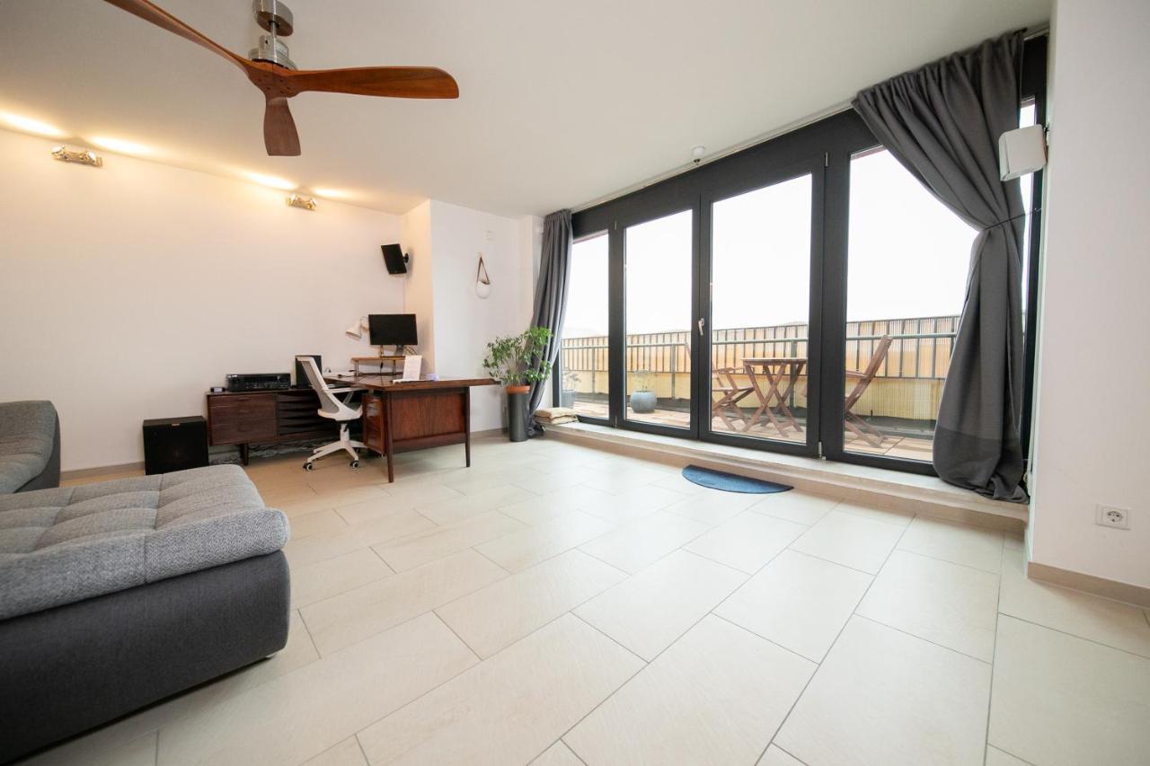 Rheinblick Penthouse Wolke 7 - Neuss/Dusseldorf Daire Dış mekan fotoğraf